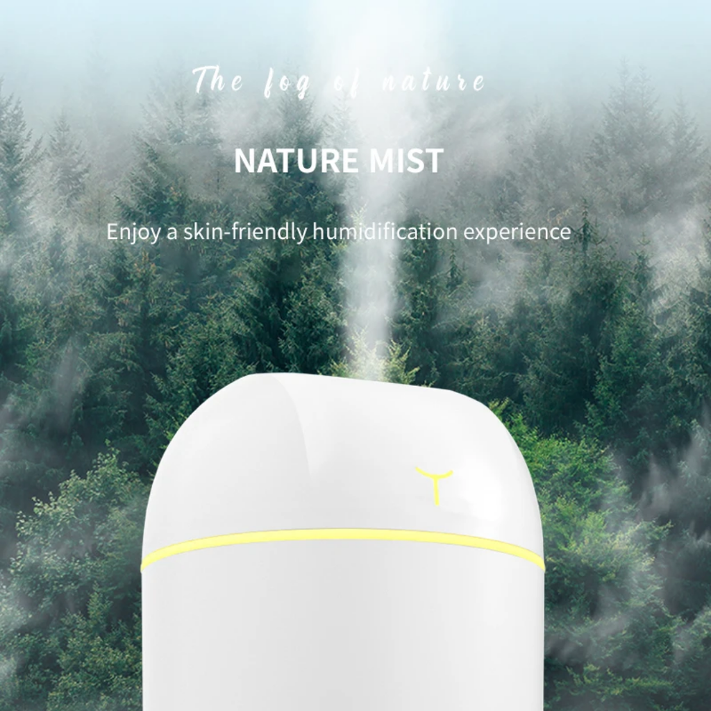 Egg-Shaped Mini Humidifier - Compact Comfort & Style
