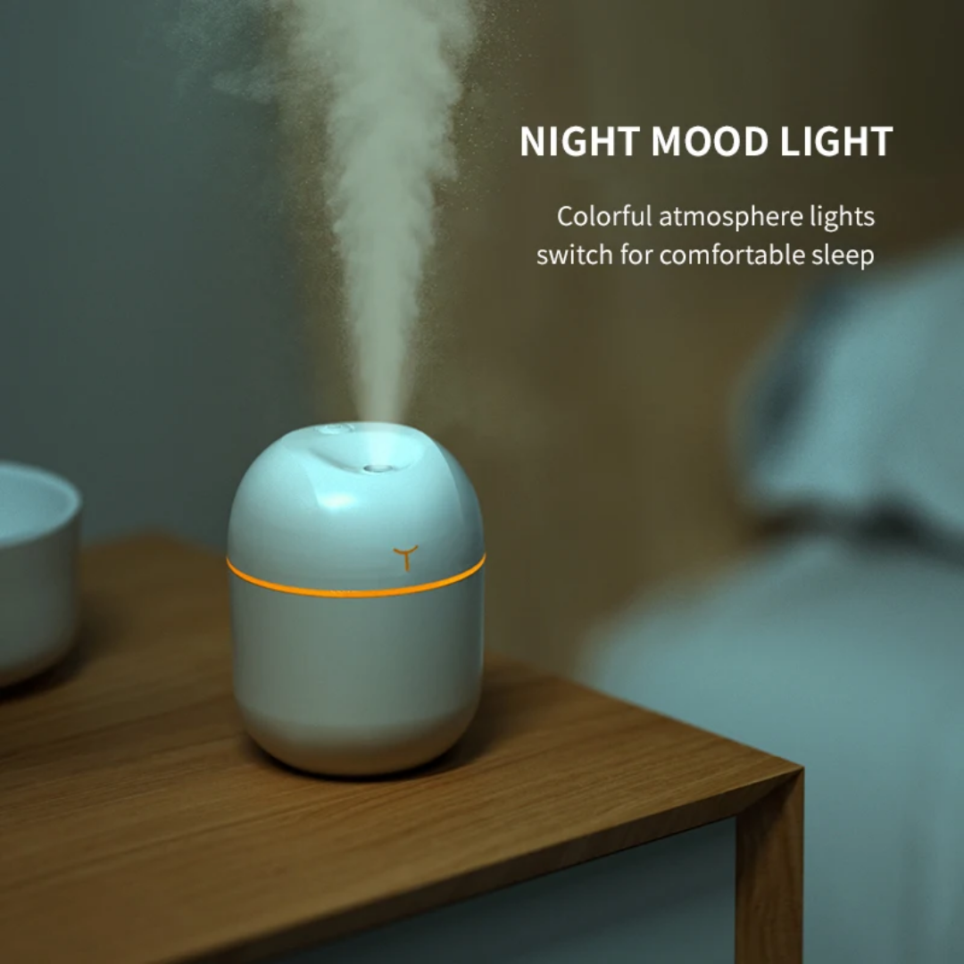 Egg-Shaped Mini Humidifier - Compact Comfort & Style
