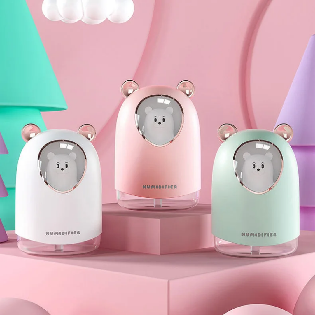 Cute Bear Desktop Humidifier - USB Mini Air Moisturizer