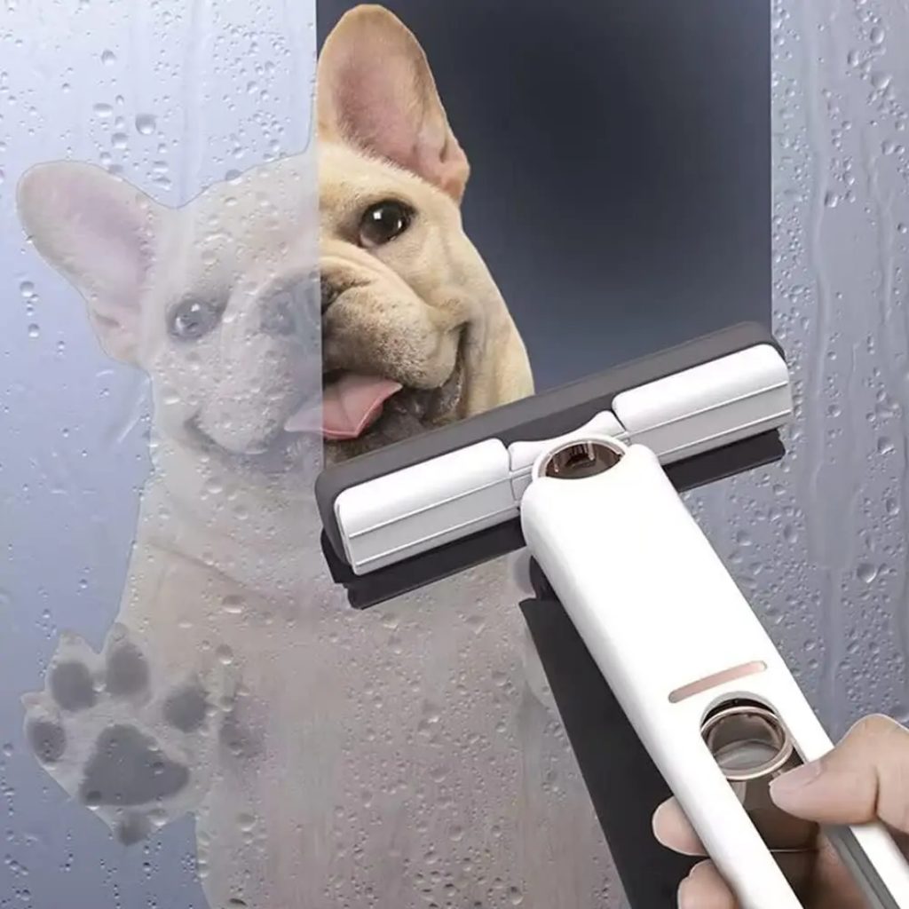 Portable Self-Squeeze Mini Mop - Hands-Free Cleaning Tool with Foldable Handle