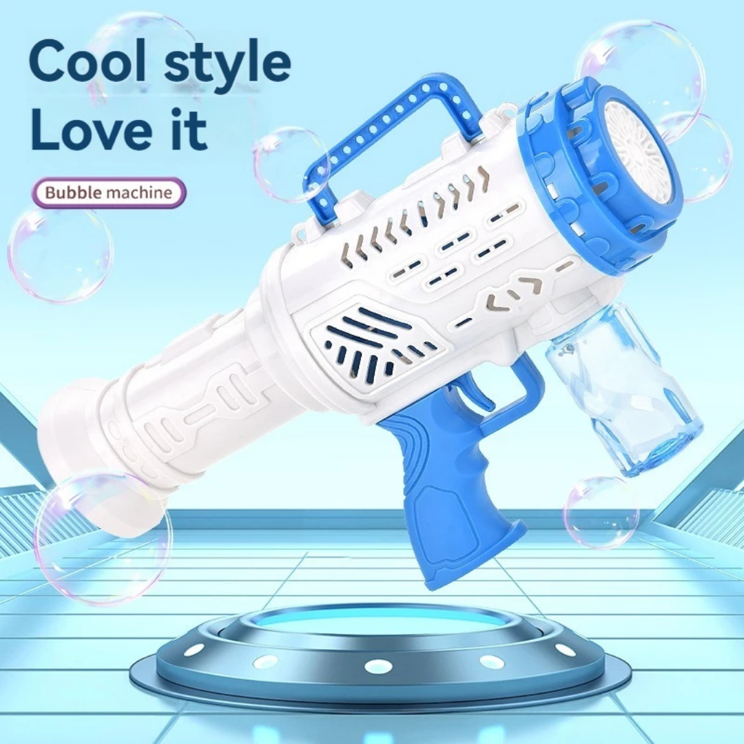 Bazooka Bubble Machine - Automatic Bubble Blaster for Kids & Parties