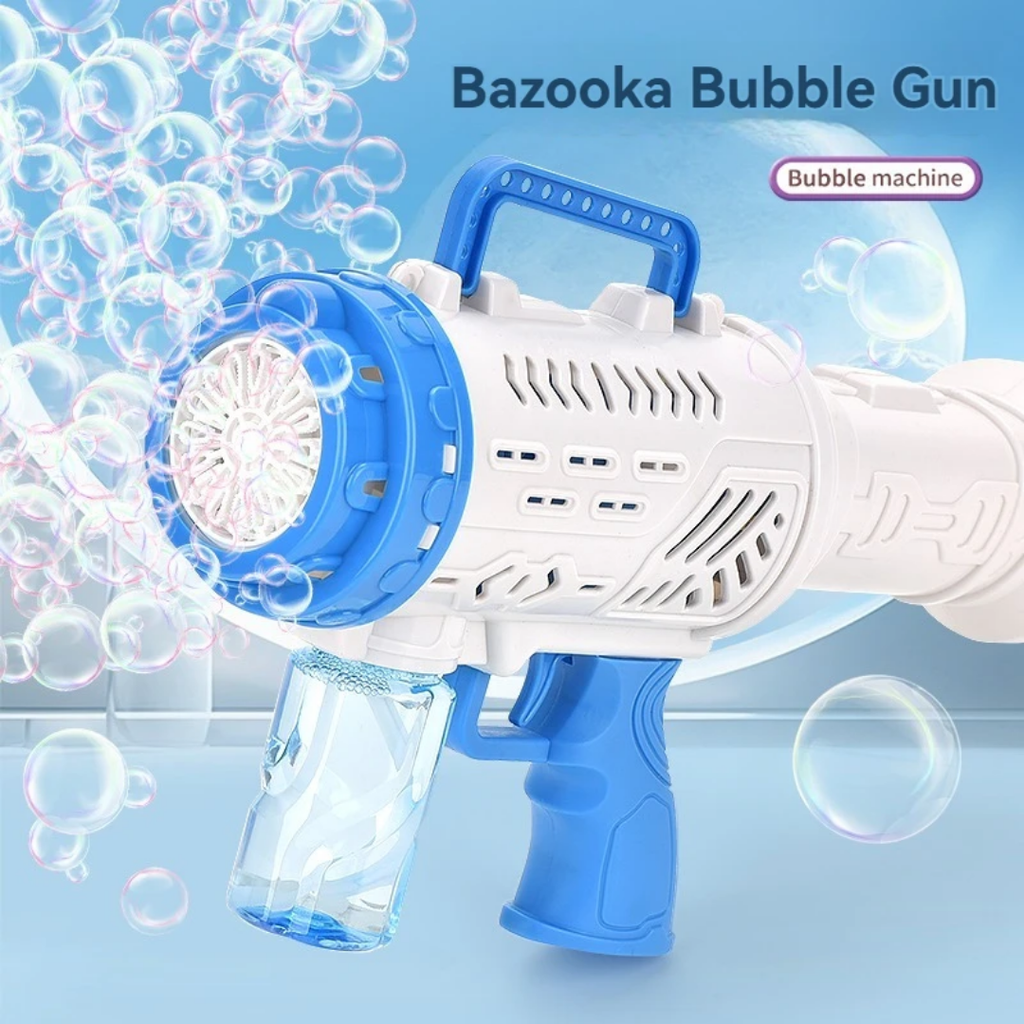 Bazooka Bubble Machine - Automatic Bubble Blaster for Kids & Parties