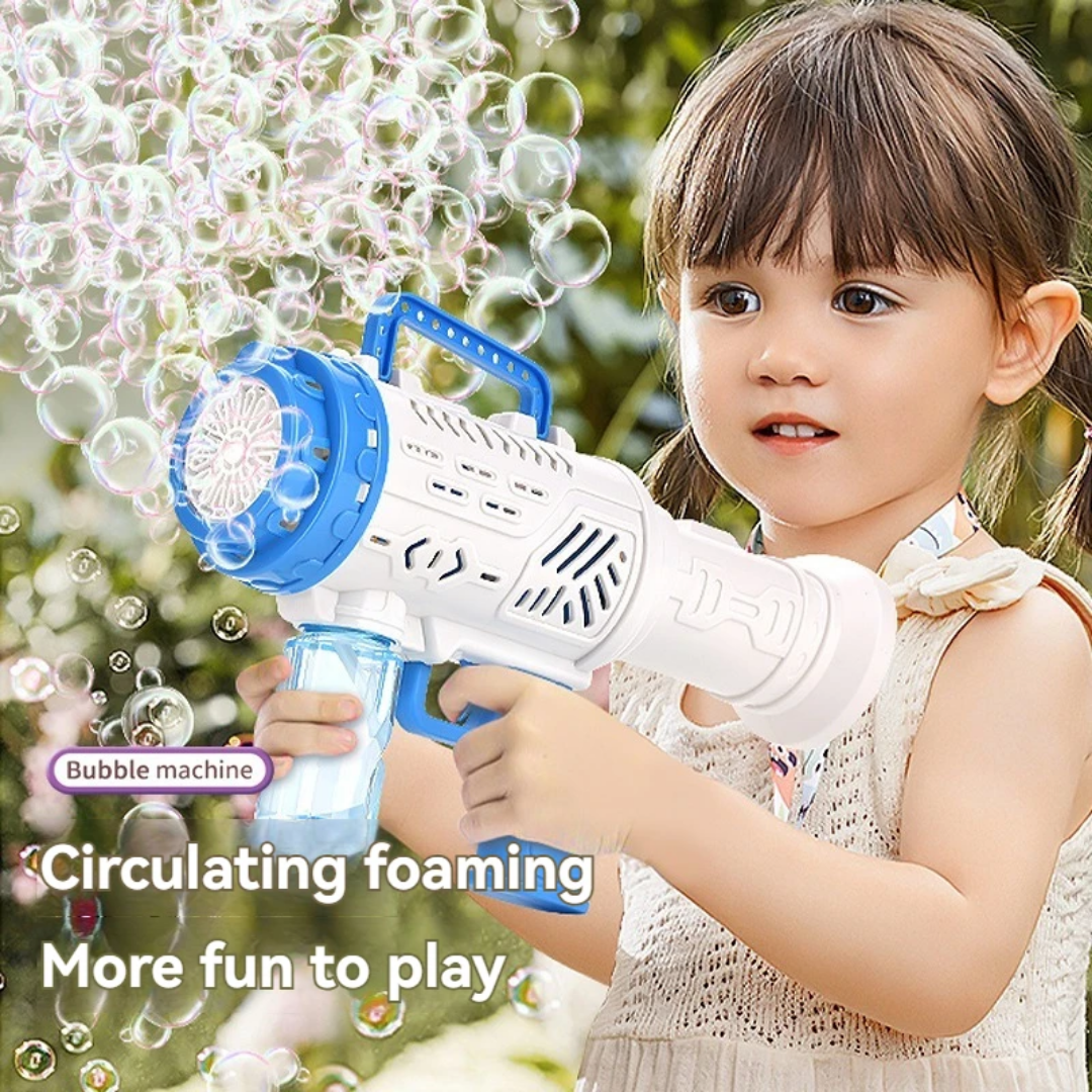 Bazooka Bubble Machine - Automatic Bubble Blaster for Kids & Parties
