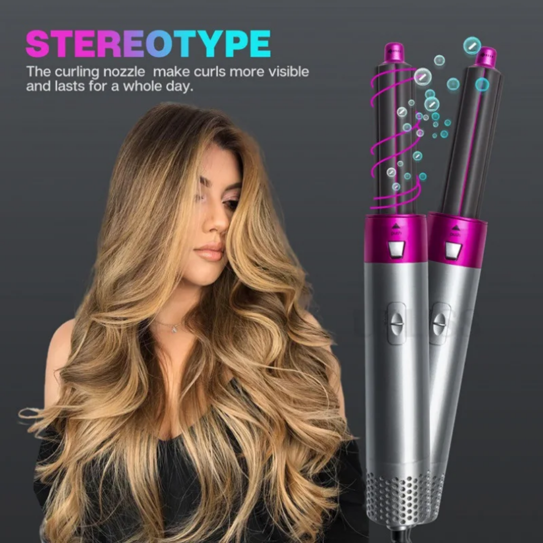 5-in-1 Professional Hair Styler Set - Multi-Function Styling Tool
