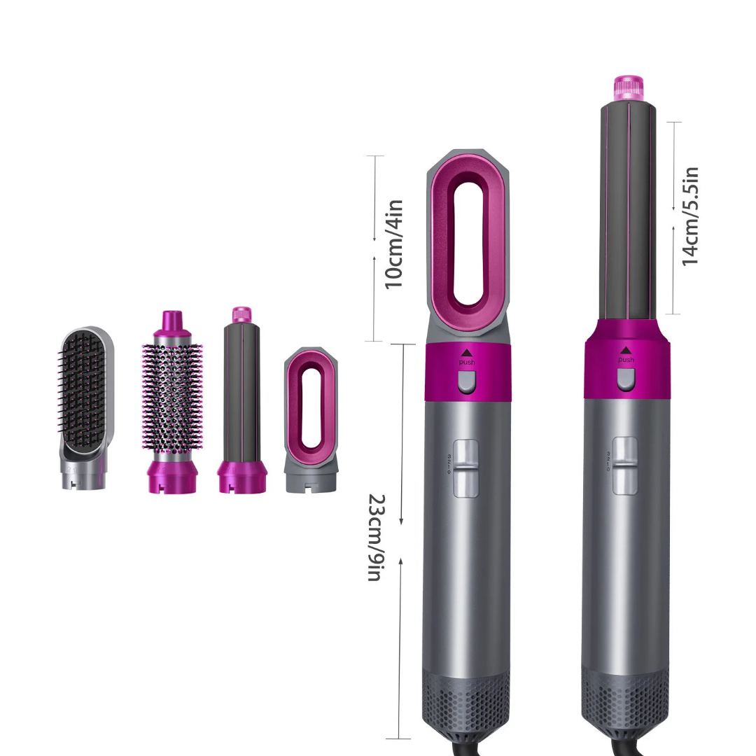 5-in-1 Professional Hair Styler Set - Multi-Function Styling Tool