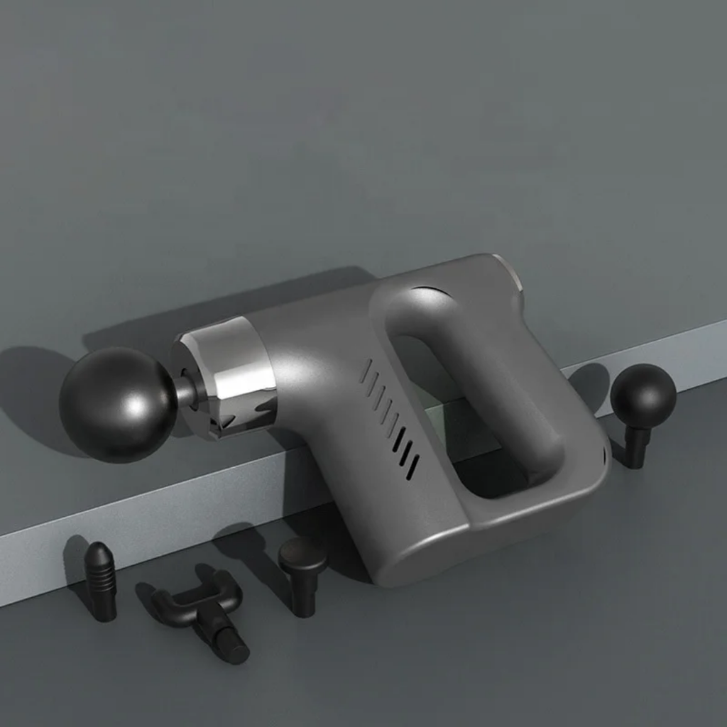 Professional Massage Gun - Deep Tissue Percussion Massager with 4 Heads