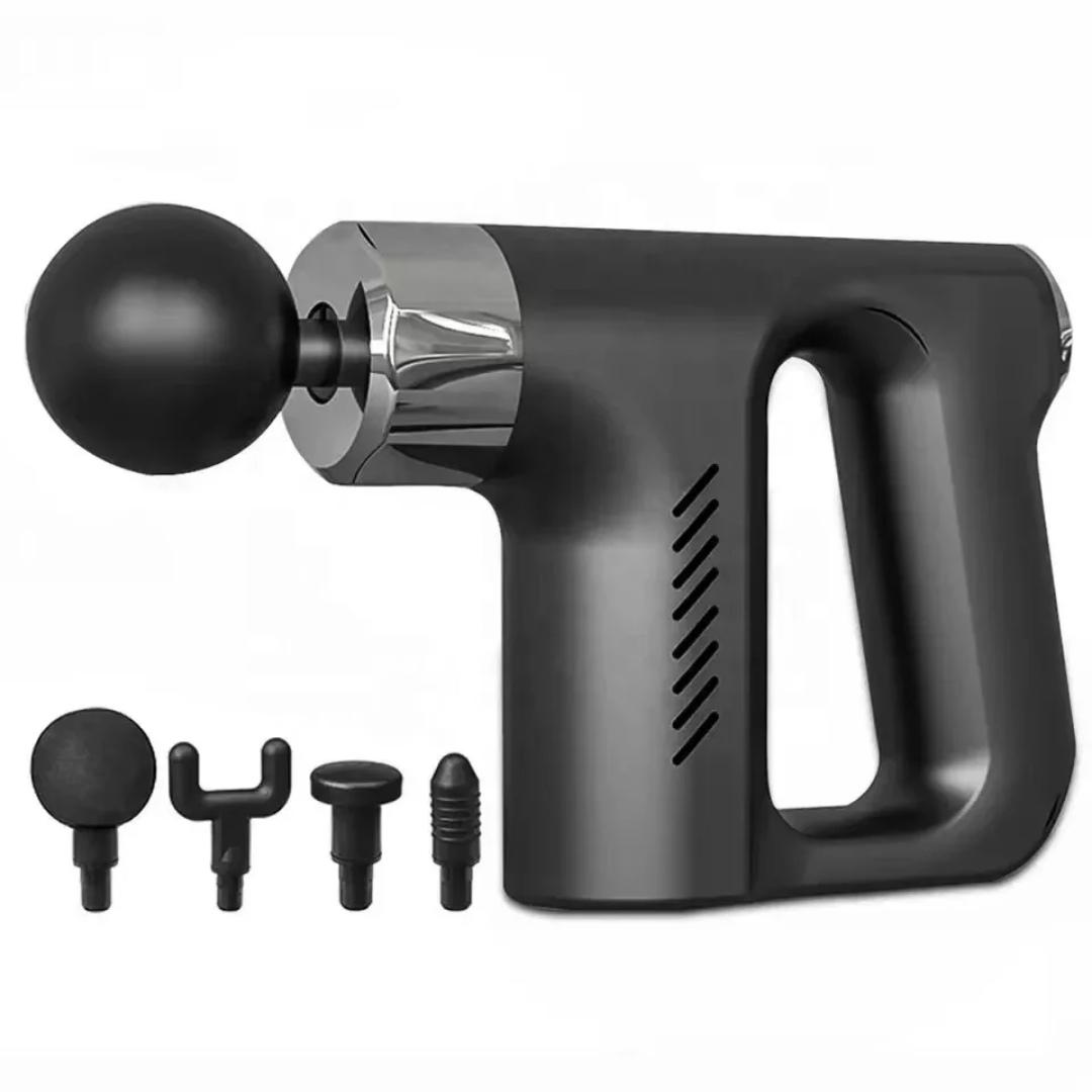 Professional Massage Gun - Deep Tissue Percussion Massager with 4 Heads