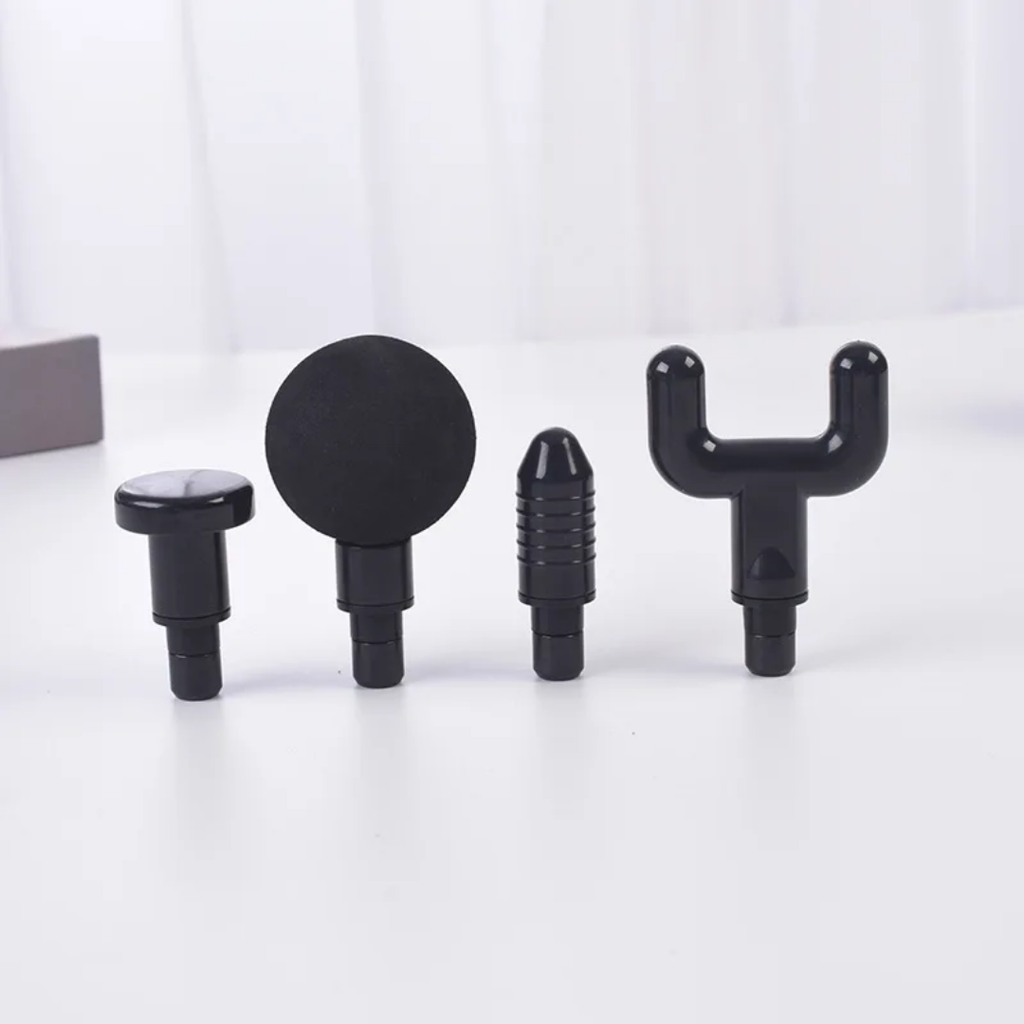 Muscle Relaxer Vibration Massager - High Power Brushless Silent Motor with 4 Heads