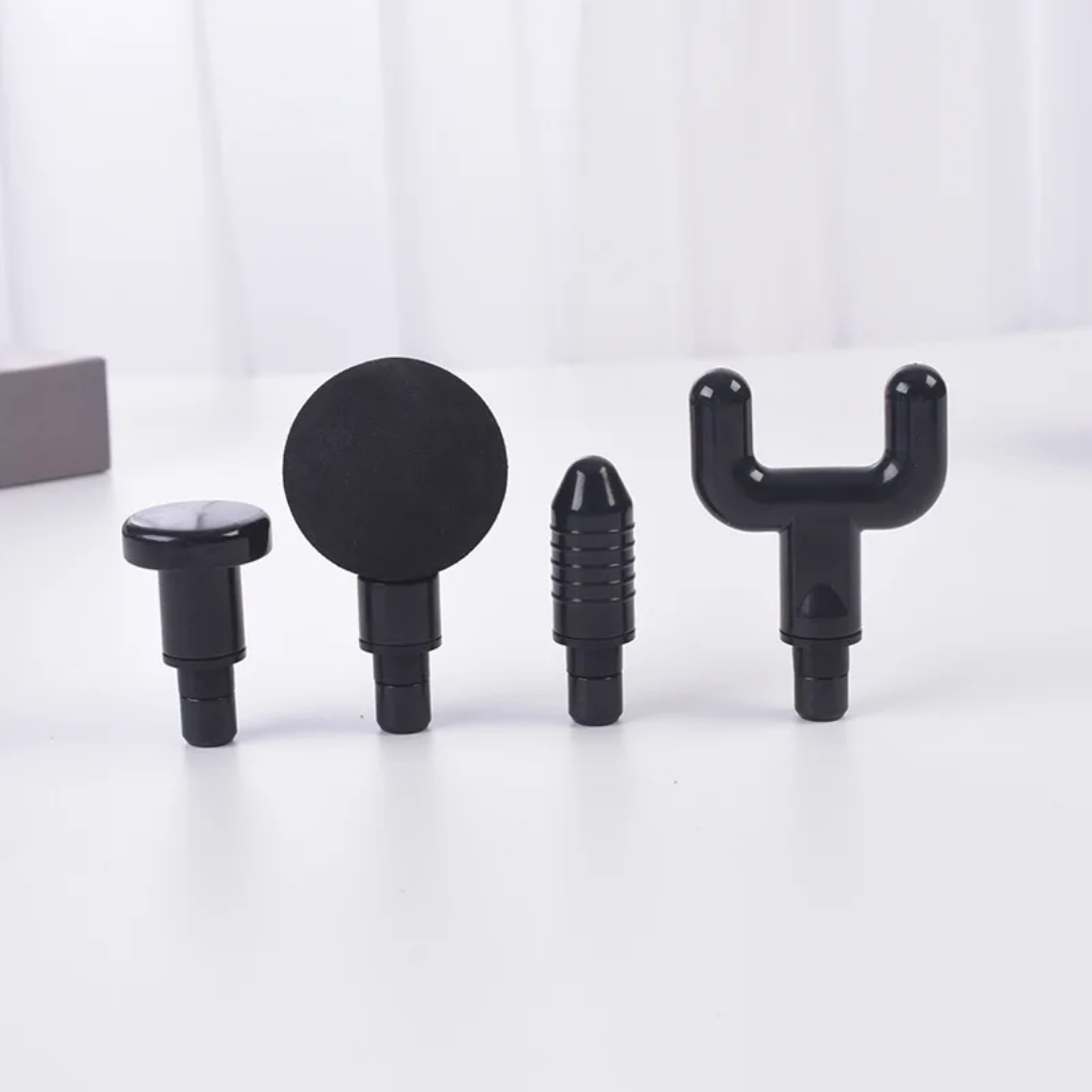 Muscle Relaxer Vibration Massager - High Power Brushless Silent Motor with 4 Heads