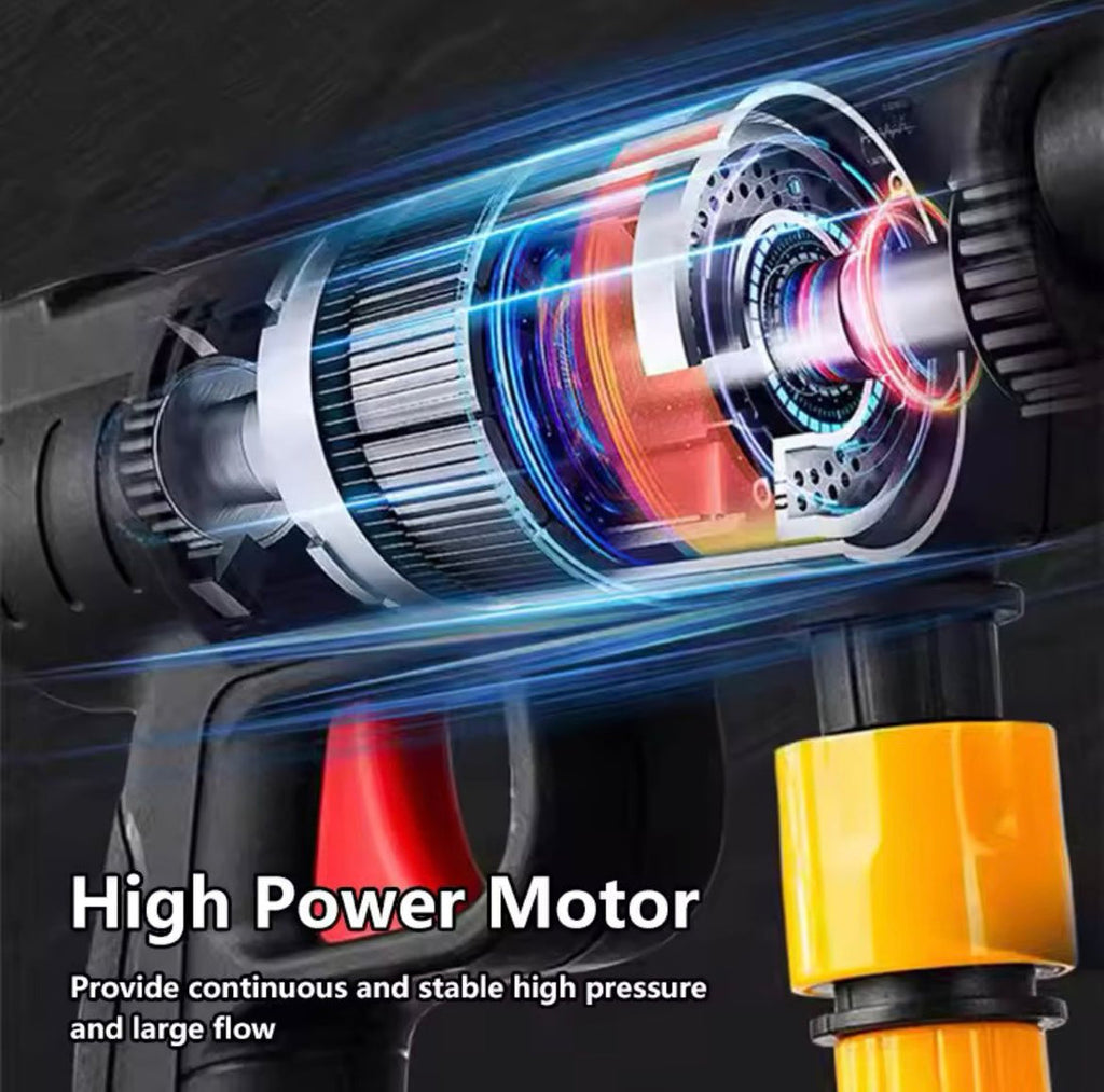 Double Battery Car Wash Gun – Powerful, Portable, and Hassle-Free!