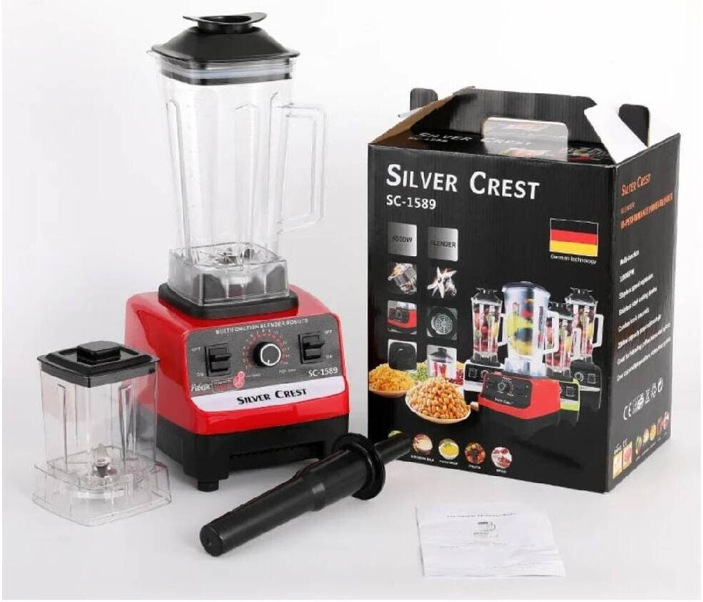 Silver Crest 2-in-1 High-Performance Blender & Juicer - SC-1589 🔴⚡