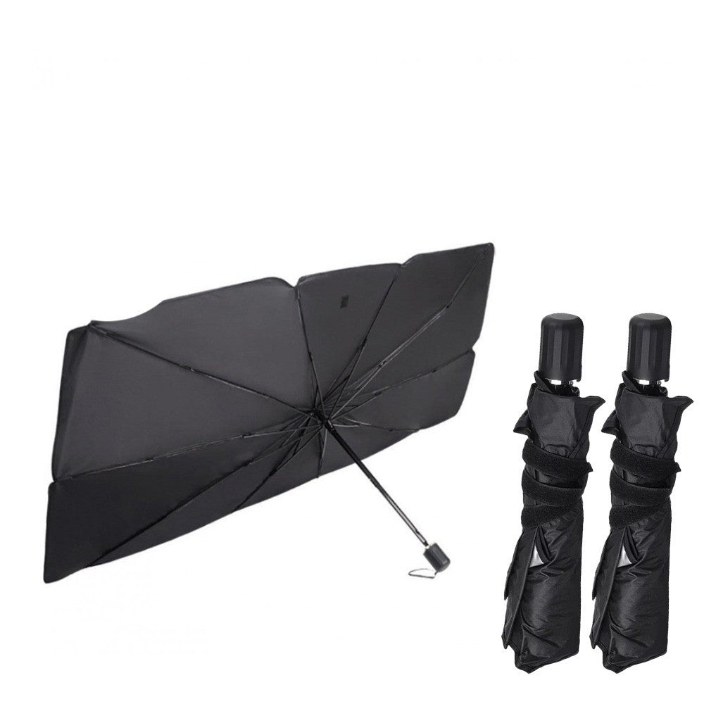Premium Car Windshield Sunshade Umbrella - Foldable UV Protection Sun Blocker