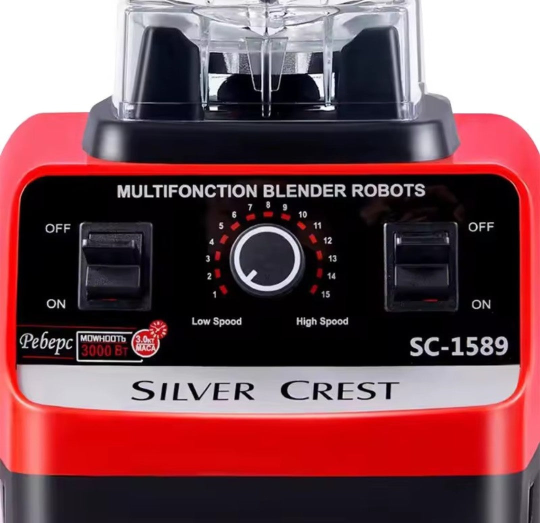 Silver Crest 2-in-1 High-Performance Blender & Juicer - SC-1589 🔴⚡