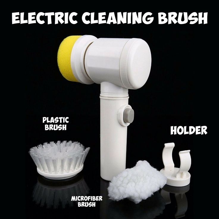 5-in-1 Electric Cleaning Brush - Rechargeable Spin Scrubber for Kitchen & Bathroom