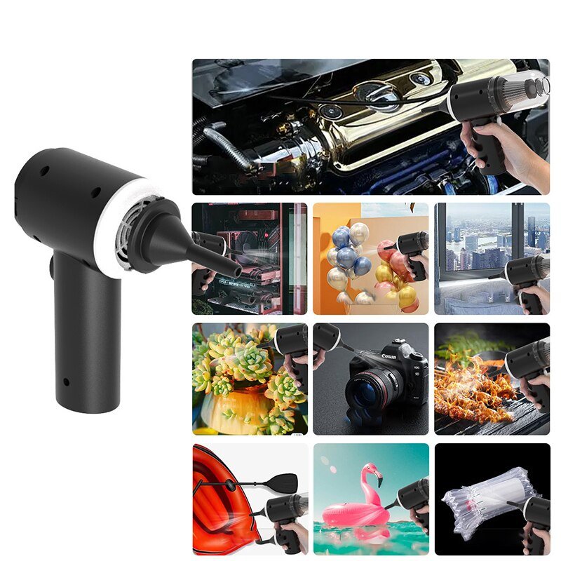 Mini Car Handheld Vacuum Cleaner - Portable Multi-Surface Cleaning Tool