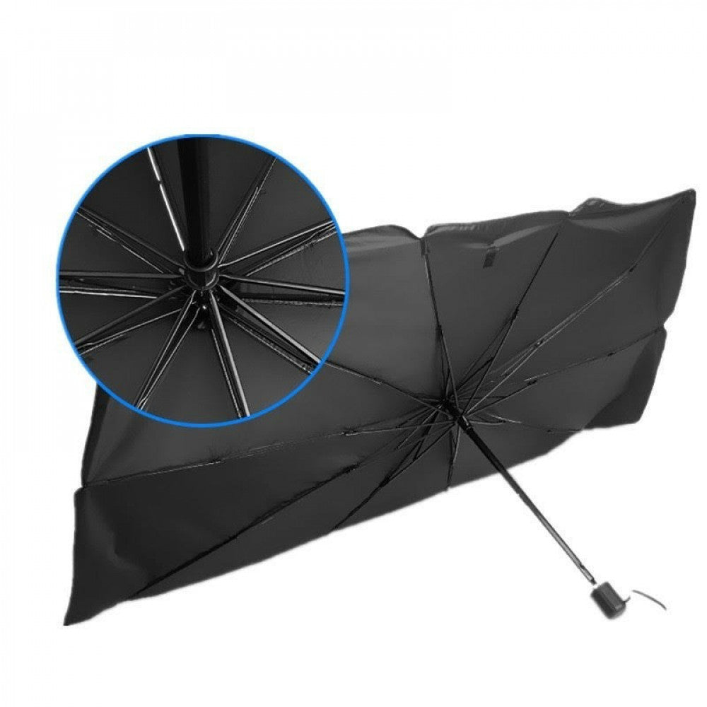 Premium Car Windshield Sunshade Umbrella - Foldable UV Protection Sun Blocker